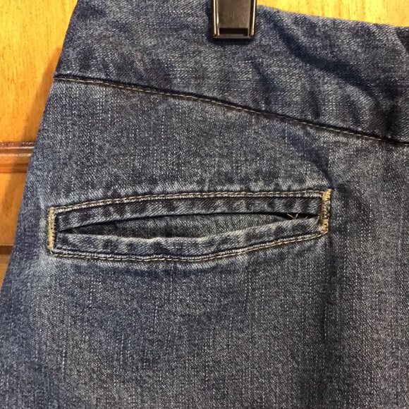 VINTAGE CHEROKEE SKIRT BLUE DISTRESSED WOMENS SIZE 14 - Picture 5 of 11